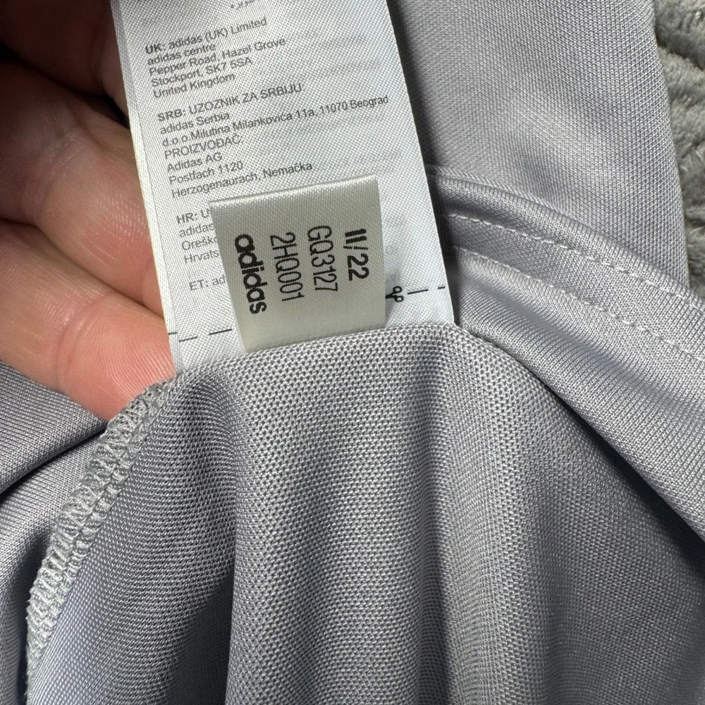 Adidas Mens Adi‎ Perf Golf Polo Shirt Grey Three Primegreen GQ3127 XL New (1613)